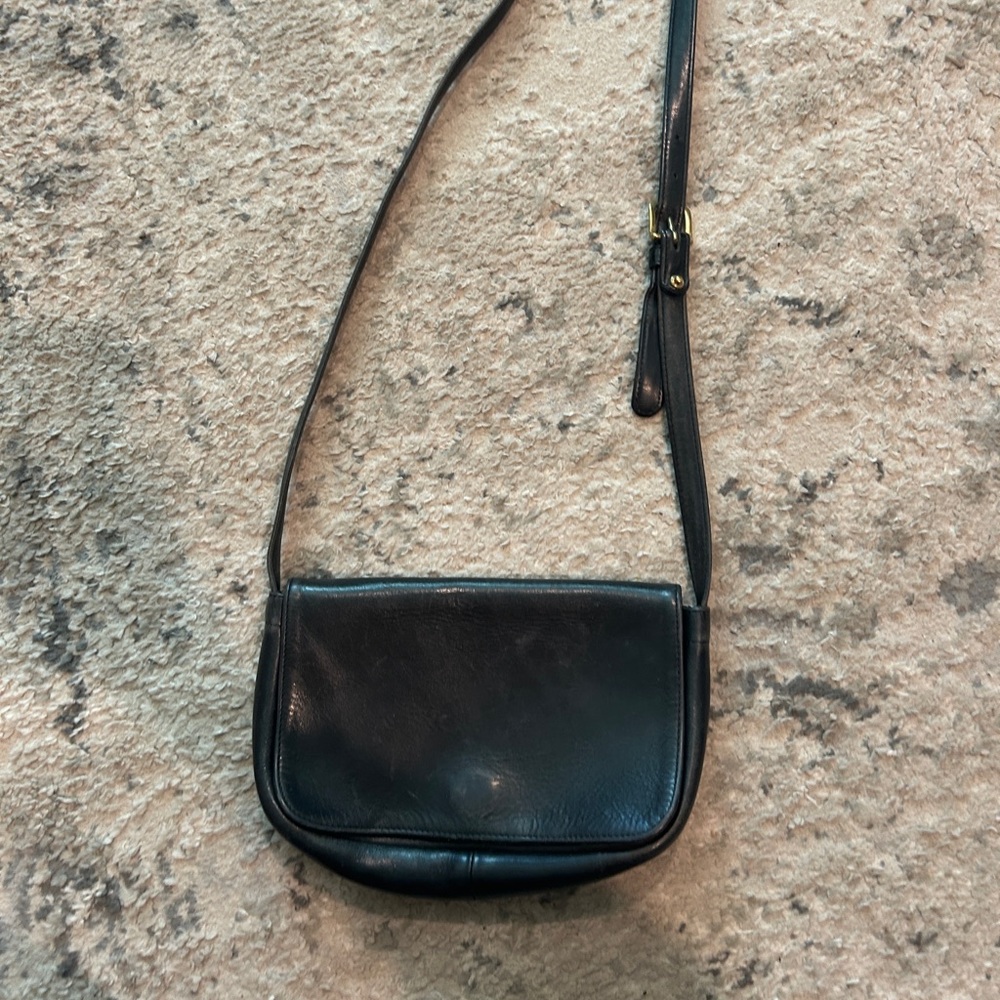 Frank clegg leatherworks small black leather purse